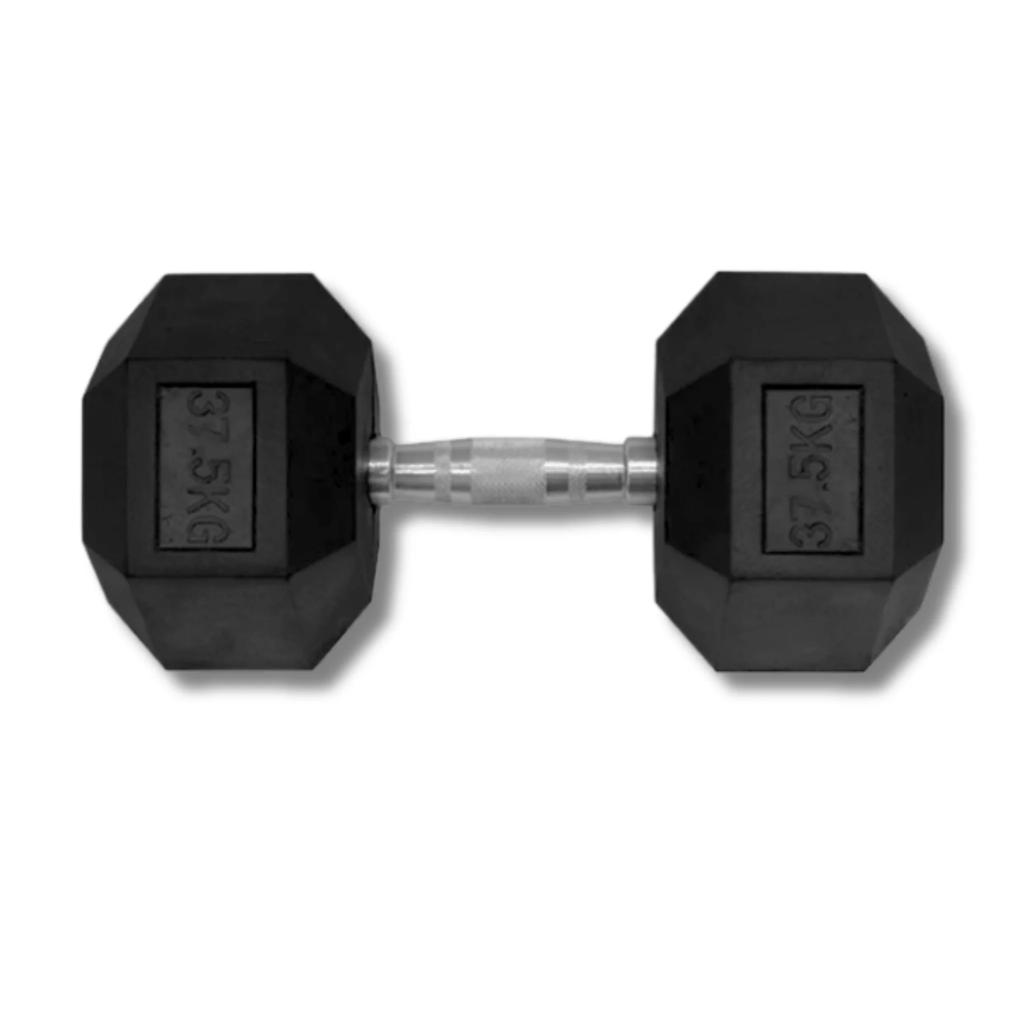 37.5KG HEX DUMBBELL - RUBBER COATED (Sold Individually)
