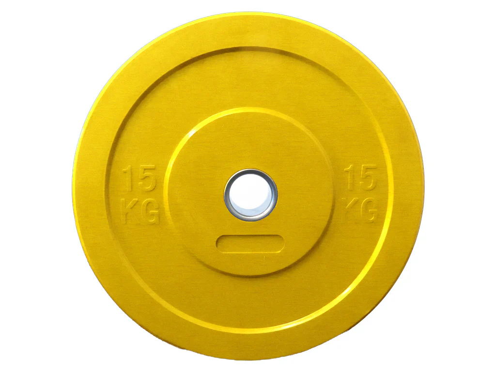 Coloured Olympic Bumper Plates (Pairs) | 5kg–25kg | Steel Insert Hub - Image 3