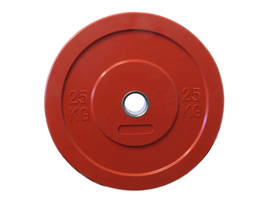 Coloured Olympic Bumper Plates (Pairs) | 5kg–25kg | Steel Insert Hub - Image 5