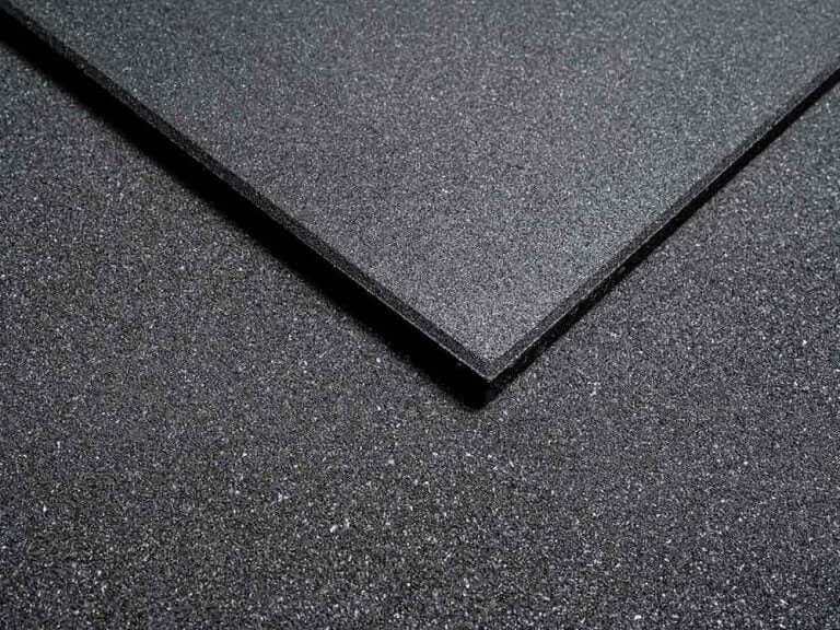 Commercial Gym Flooring - Black (1mx1mx15mm)