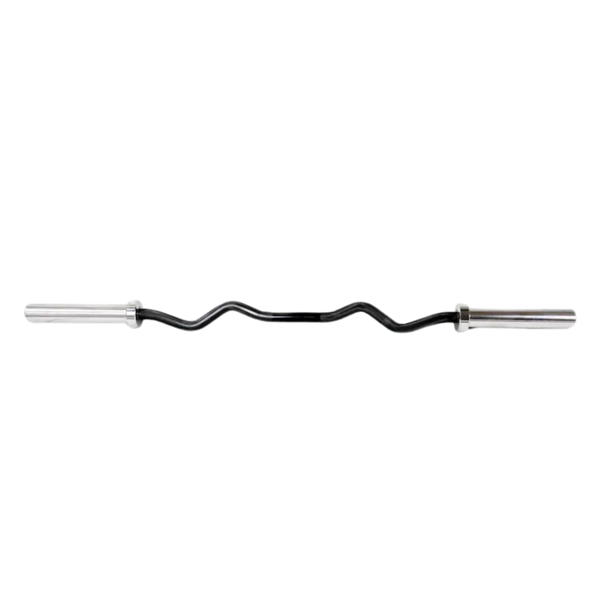 Commercial Olympic EZ Curl Bar — 28mm Knurled Grip, 180kg, 50mm Olympic Sleeves | Bicep Curl Bar Australia - Image 3