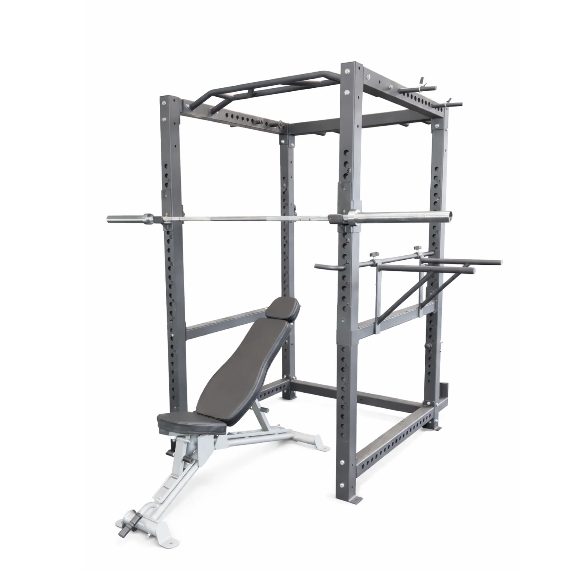Complete Home Gym Package β Power Rack, Barbell, Bumper Plates & FID Bench - Image 2