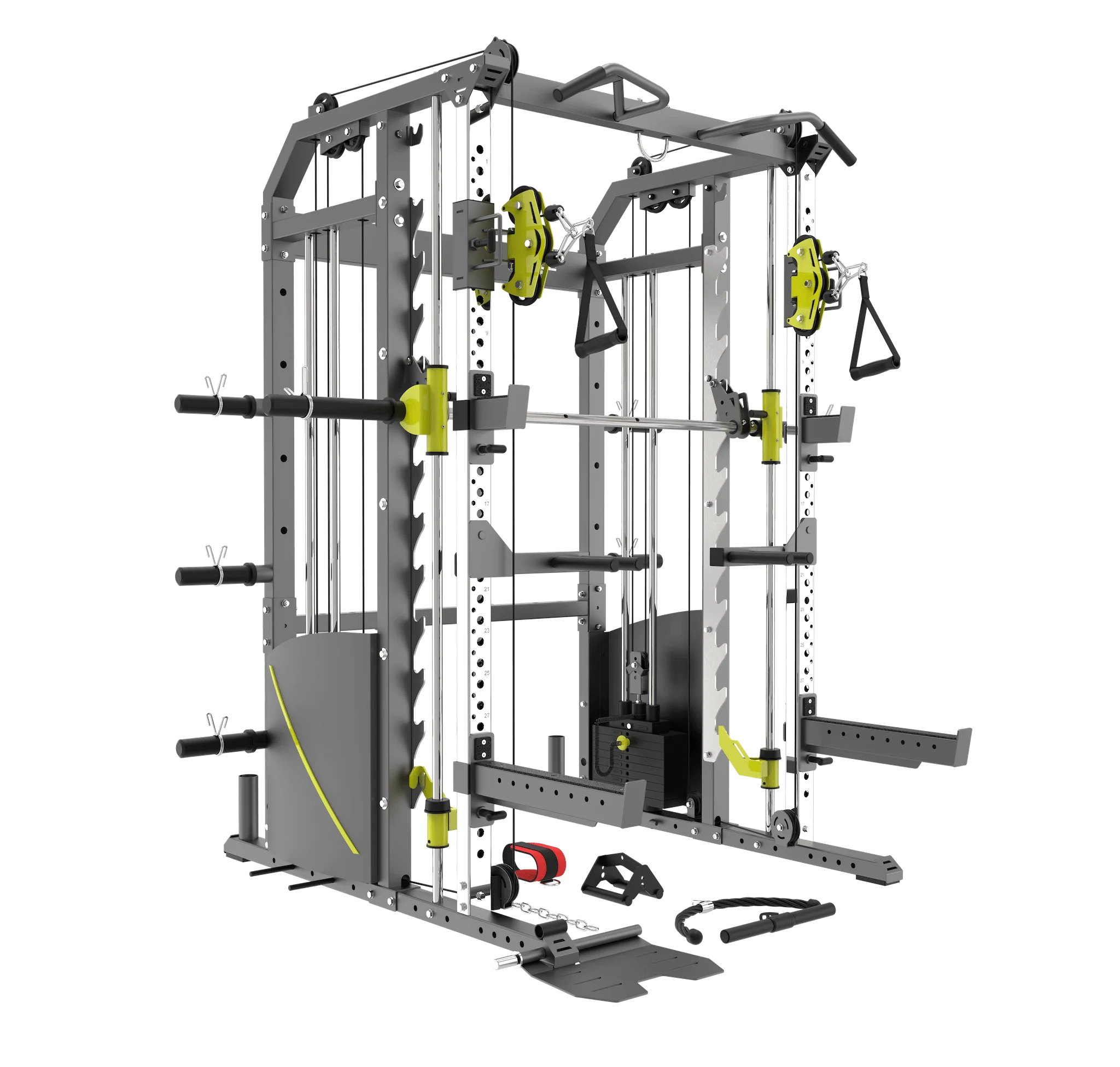 G6S All-In-One Smith Machine & Functional Trainer | Dual 60kg Stacks - Image 2