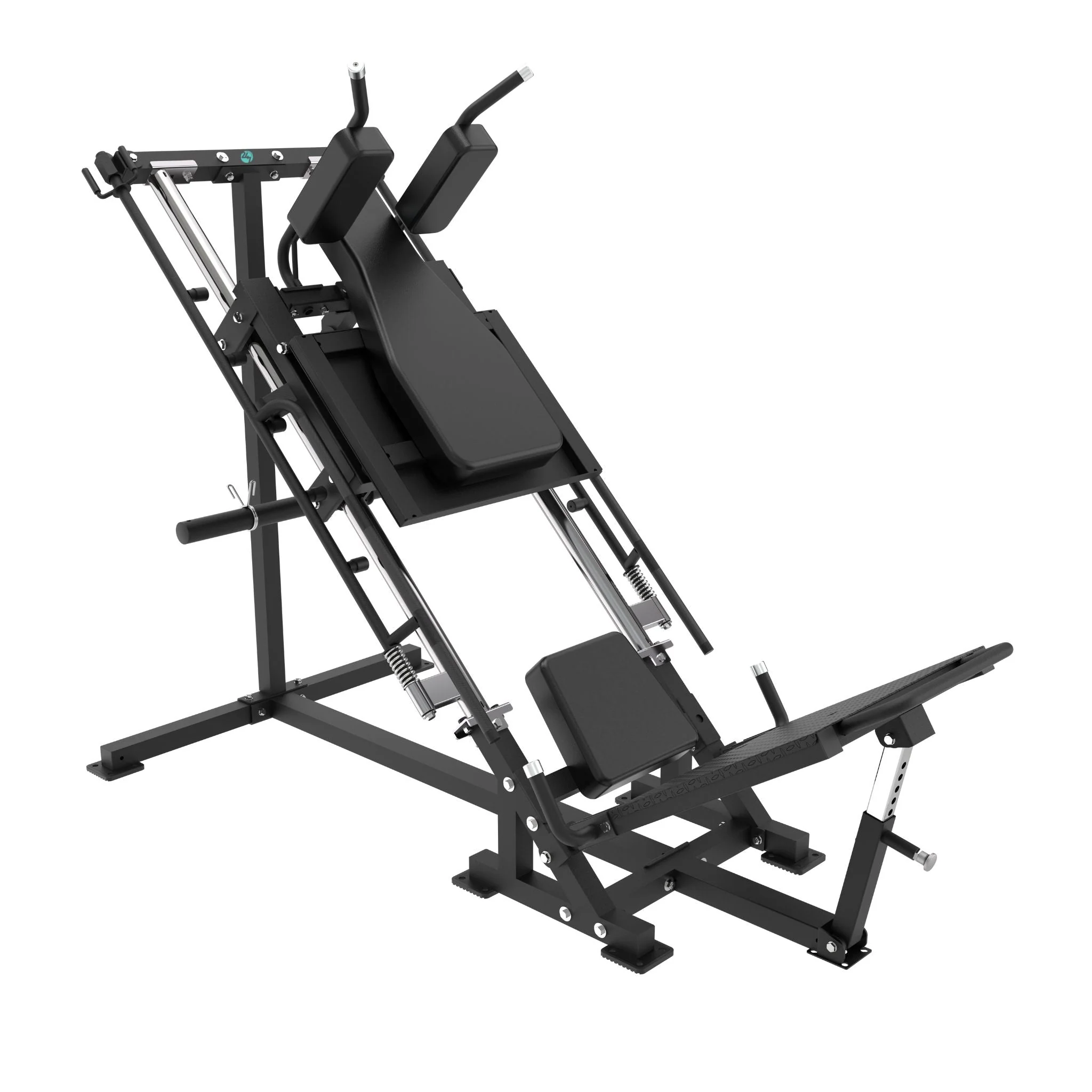 Leg Press & Hack Squat S901 Combo Machine + 120 kg Olympic Bumper Plates Bundle - Image 5