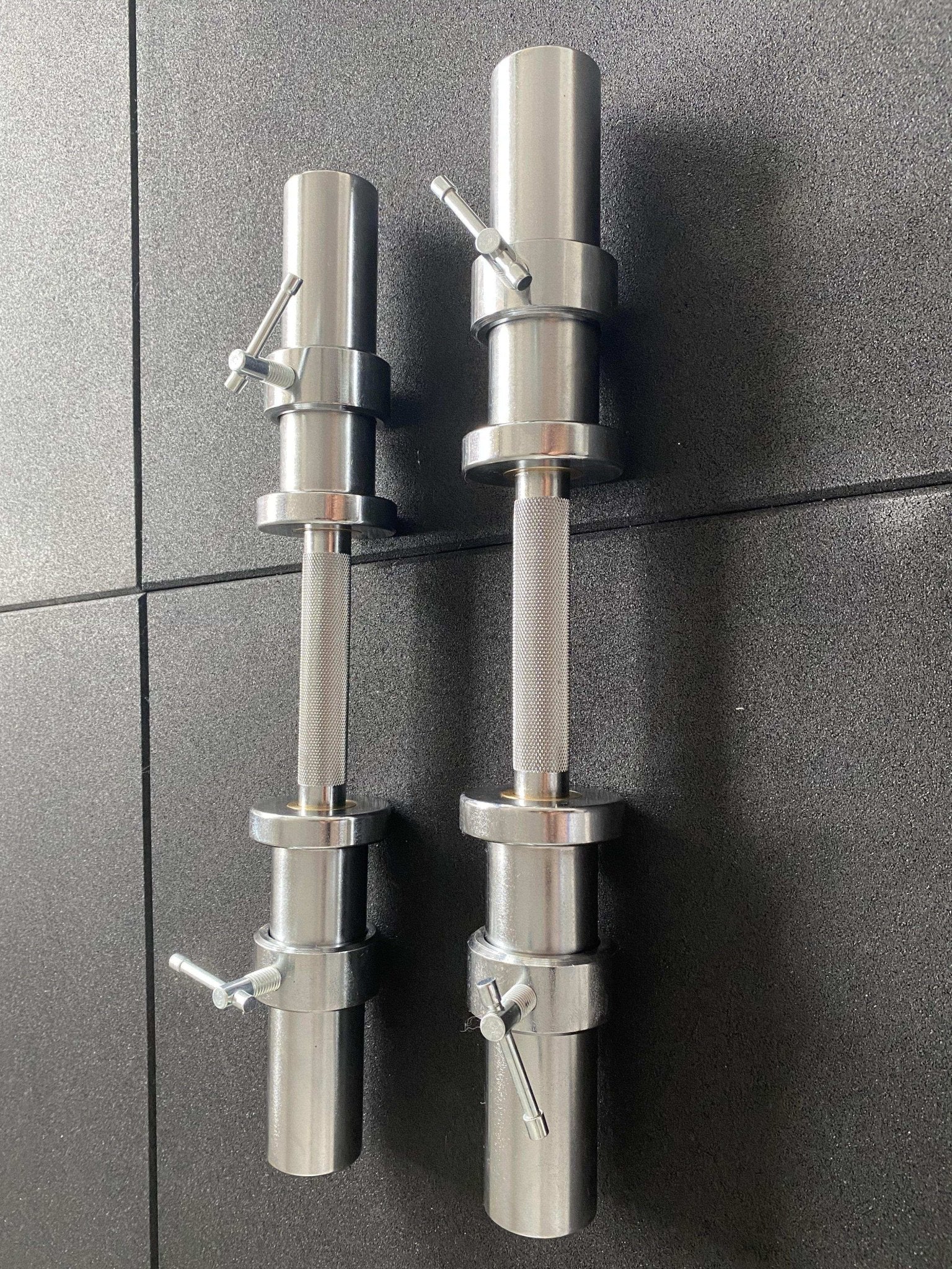 Olympic Dumbbell Handles β 50mm Loadable Bars, 28mm Knurl, Brass Bushings | Pair | Australia - Image 3