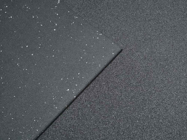 Premium Gym Flooring | Black with Grey Flecks | 1m x 1m x 15mm - Image 2