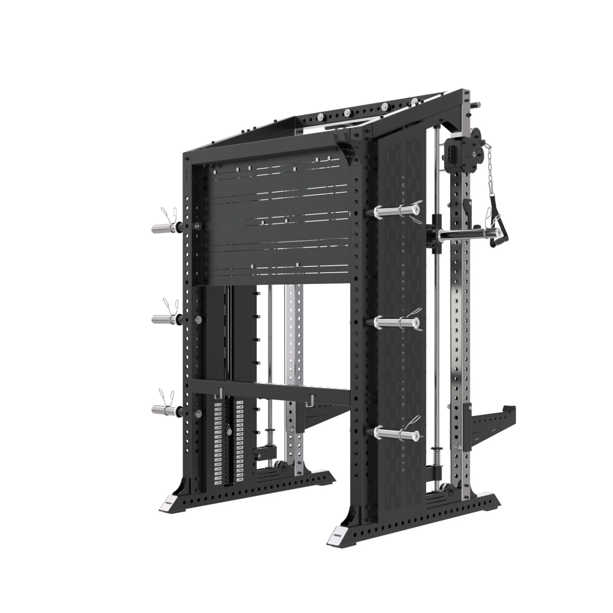 XG75 Functional Trainer β Smith Machine, Power Rack & Dual 90kg Cable System - Image 3