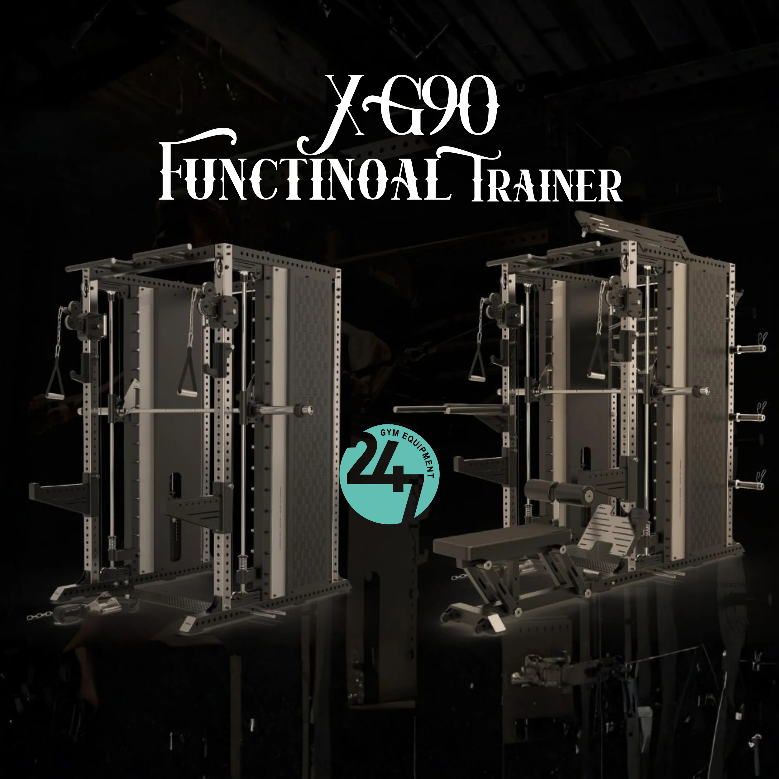 XG90 All-In-One Commercial Gym Station with Full Attachment Pack - Image 8